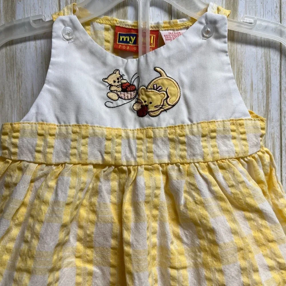 Vintage My Pals For Girls 2pc Dress Sz 3/6 Months